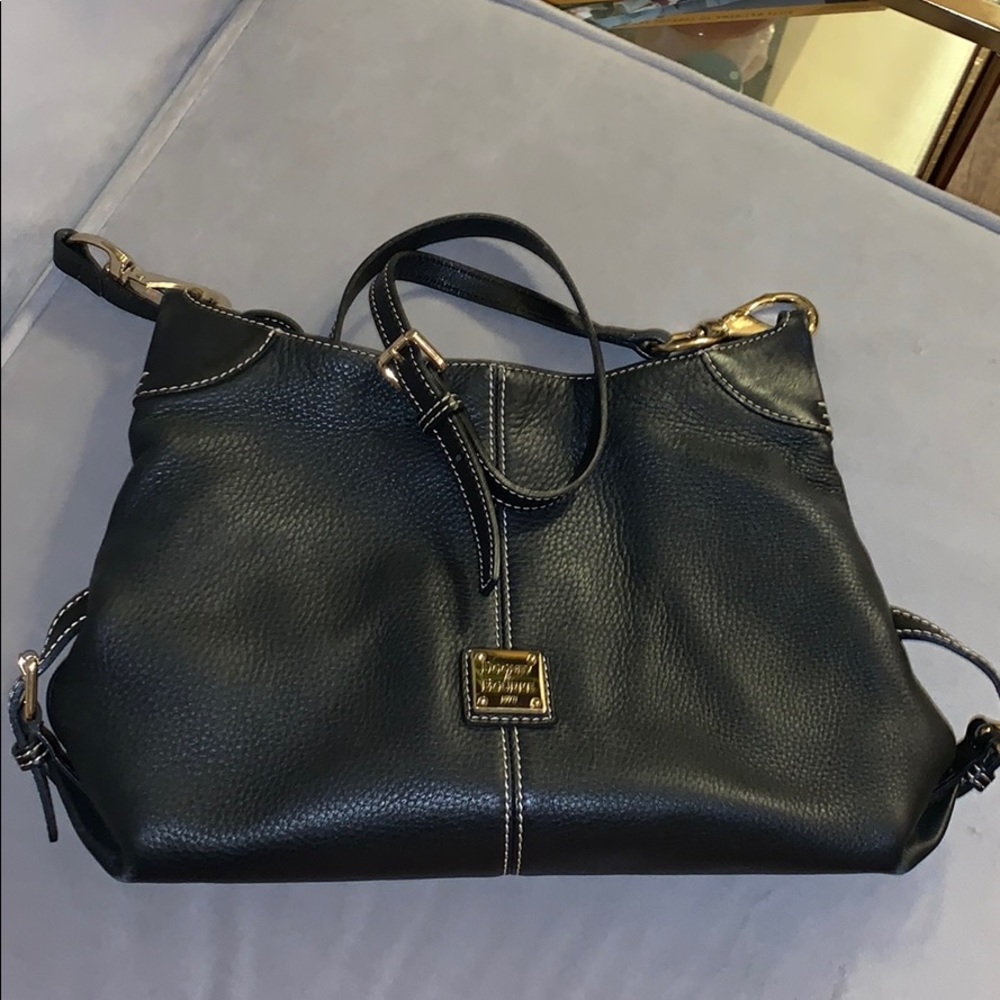 Black Leather Crossbody